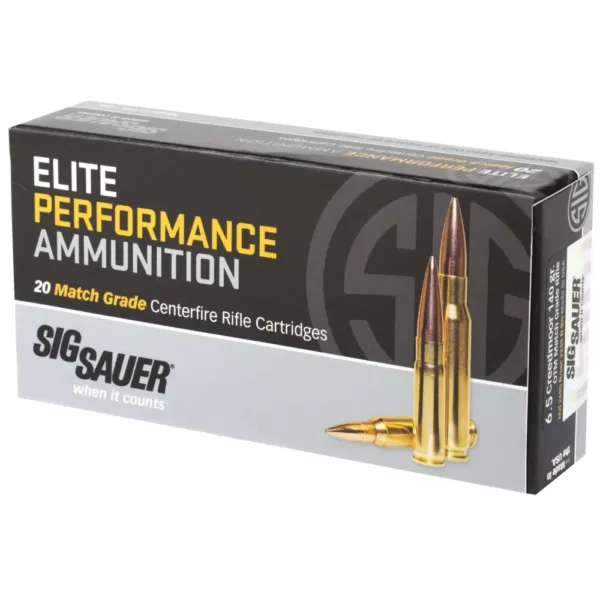 SIG SAUER ELITE HUNT 6.5CREEDMOR 140GR 20RD BX - Image 2