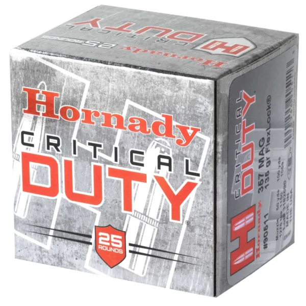 HORNADY CRITICAL DEFENSE 357MAG 135GR FLXLK 20RD BX 200RD CASE - Image 2