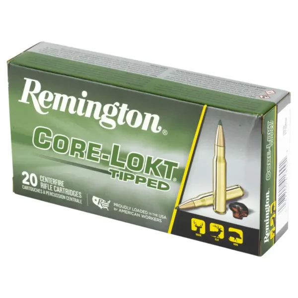 REMINGTON RT308WA 308 WIN 150GR CORE-LOKT TIPPED 20 RD/BX 10 BX/CS - Image 2