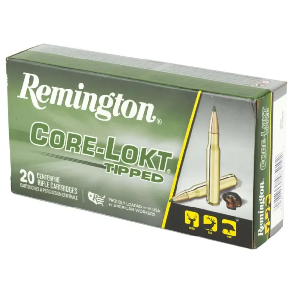 REMINGTON RT308WC 308 WIN 180GR CORE-LOKT TIPPED 20 RD/BX 10 BX/CS - Image 2