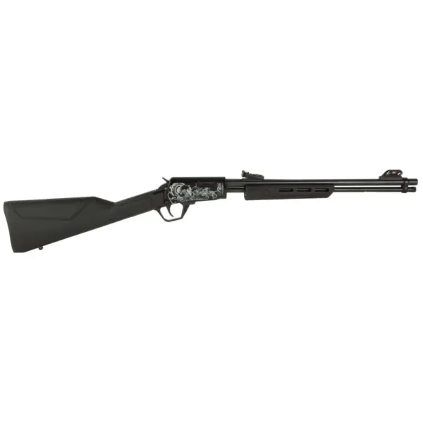 ROSSI GALLERY 22LR RFL 18" 15RD BLK ENGRAVED TRKY EDITION - Image 3
