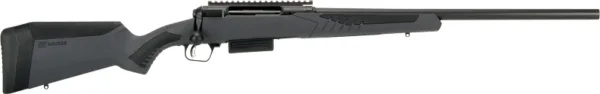 SAVAGE 220 SLUG 20GA W/RAIL - 22" MATTE/ACCUFIT GREY SYN
