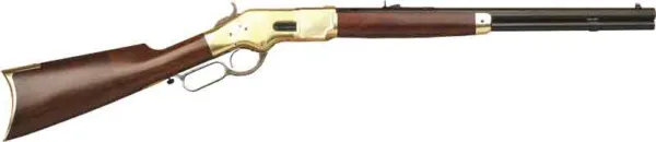 CIMARRON 1866 YELLOWBOY 38SP - 20" OCTAGON BRASS/BLUED WALNUT
