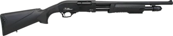 IVER JOHNSON PUMP 12GA 3" 18" - BLUED SYNTHETIC - Image 2