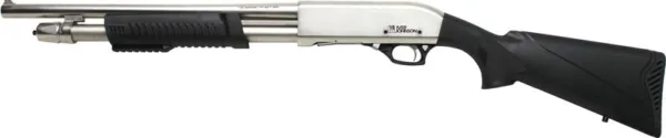 IVER JOHNSON PUMP 12GA 3" 18" - CYLINDER NICKEL SYNTHETIC - Image 2