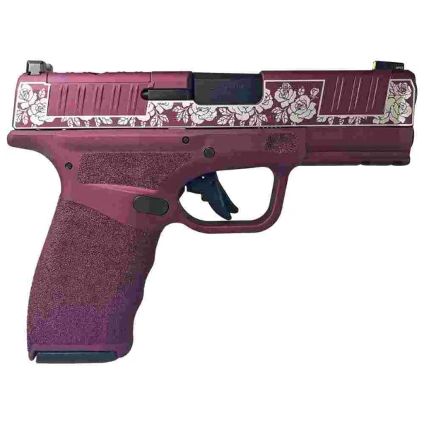 Springfield "Distressed Black Cherry & Roses" Hellcat Pro Handgun 9mm Luger 15rd Magazines(2) 3.7" Barrel