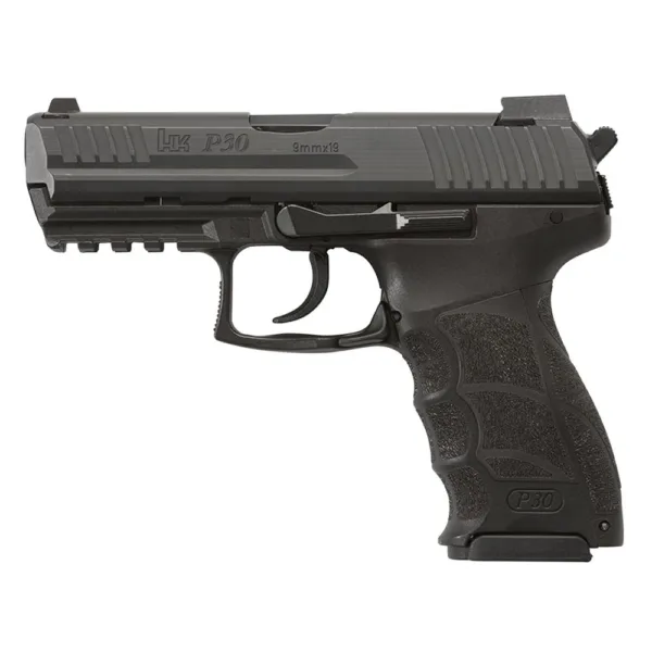 H&K P30 Handgun 9mm Luger 17rd Magazines(2) 3.85" Barrel DA/SA V3 Rear Decocking Button