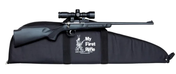 Keystone Synthetic .22LR Rifle w Scope Mount & Case