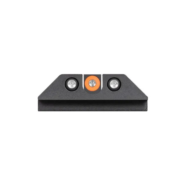 Night Fision Tritium Night Sight Set Orange Front Black U-Notch Back for Glock