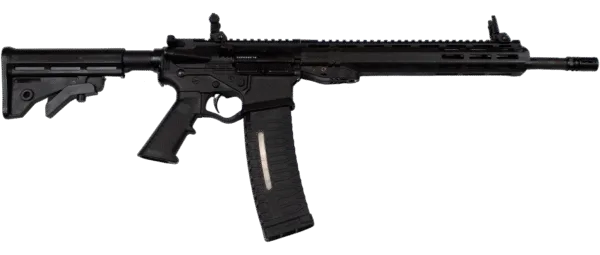 ATI ALPHA MAXX 5.56 16" BBL 13" MLOK RAIL BLACK 1-60RD MAG & FLIP UP SIGHTS