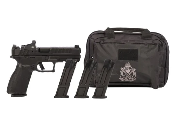 SPRINGFIELD ARMORY ECHELON GEAR UP PKG U NOTCH 9MM PSTL 4.5" 5-10RD + RANGE BAG, CT-1500