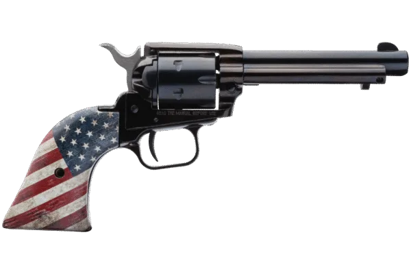 HERITAGE MANUFACTURING 22LR BLUE/US FLAG GRP 4.75" FS