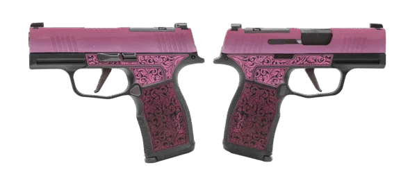 SIG SAUER P365X LADY BUG 9MM PSTL 3.1" BBL 2-12RD MAGS, OPTC PLTE COVER