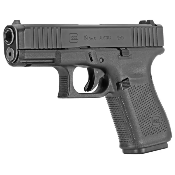 GLOCK 19 GEN 5 FS 9MM PISTOL 4.02" FXD 5.5lb 3-15RD MAGS - Image 2
