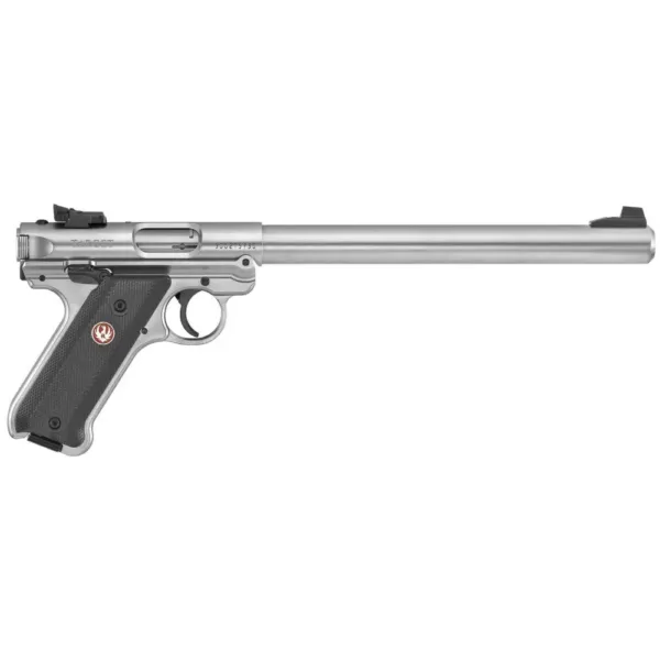 RUGER MRK IV TRGT 22LR 10" STS CHCKRD BLK GRP ADJ SIGHT 10RD