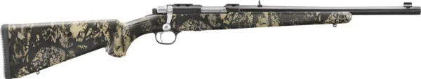 RUGER 77/44 44REM MAGNUM - BLUE SYN W/RINGS THREADED