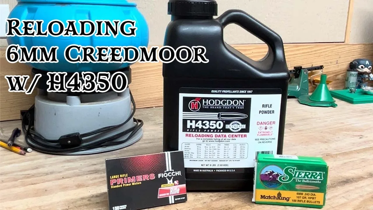 Reloading 6mm Creedmoor w H4350