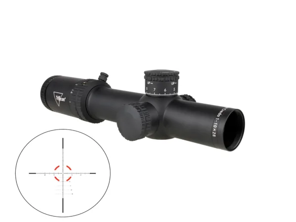 TRIJICON CREDO 1-10X28 BLK MRAD FFP ILL