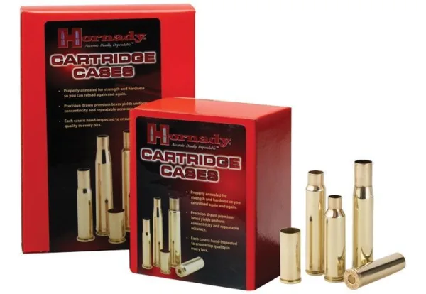 Hornady Unprimed Brass Handgun Cartridge Cases .44 Mag 100/ct