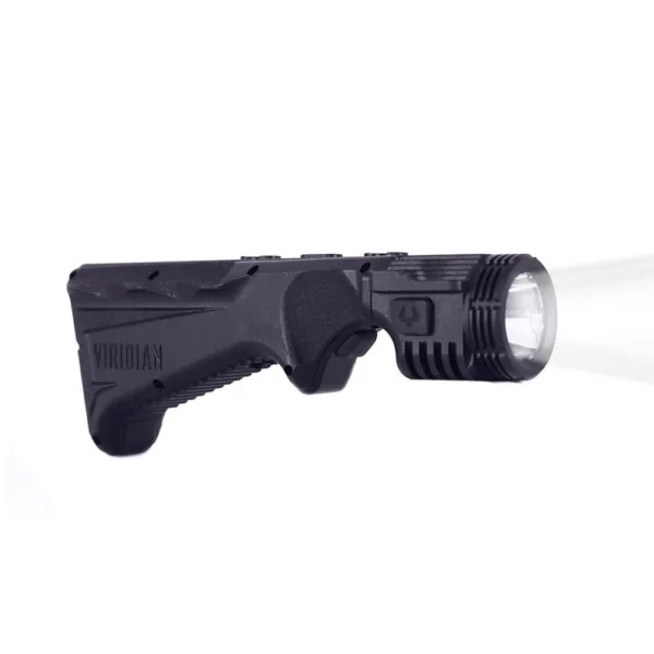 Viridian 4LUX 2K Angled Foregrip with Integrated Tactical Light and SAFECharge 2060 Lumens