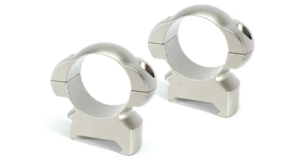 Weaver Grand Slam Steel Top Mount Scope Rings 1" HIgh Silver
