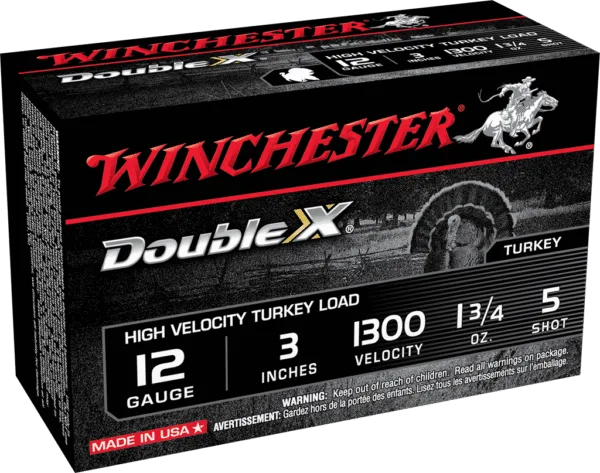 WINCHESTER DOUBLE X 12G 3" #5  1-3/4OZ 10RD BX 100RD CS