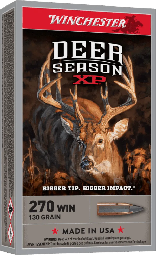 WINCHESTER DEER SEASON 270WIN 130GR 20RD BX 200RD CASE