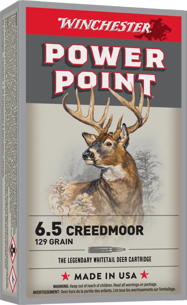WINCHESTER SUPER X POWER POINT 6.5CM 129GR 20RD BX 200RD CASE
