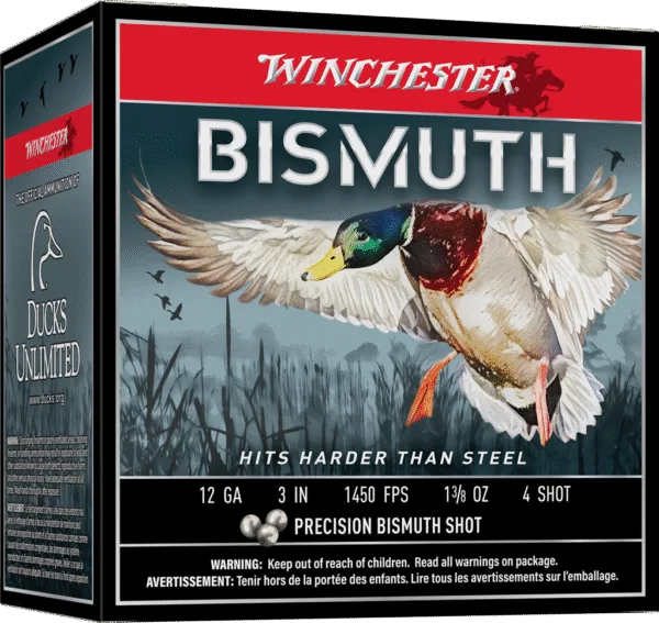 WINCHESTER 12G 3" BISMUTH 1-3/8OZ 25RDS