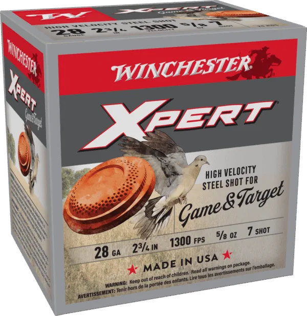 WINCHESTER XPRT STEEL 28G 2-3/4"#7 SHT 5/8OZ 25/250RDS