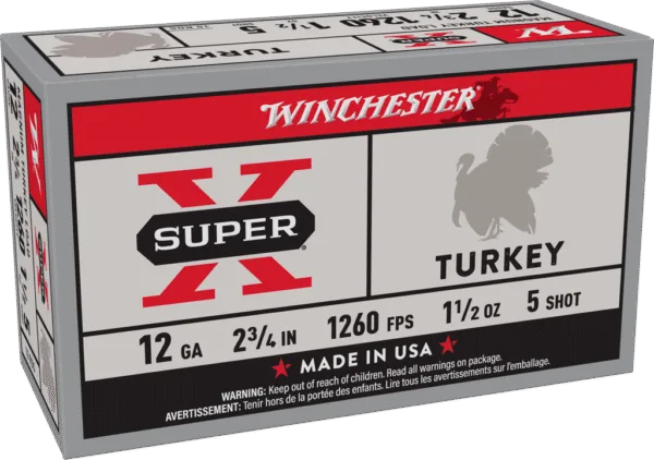 WINCHESTER SUPER X TKY LOAD 12G 23/4 11/2 #5