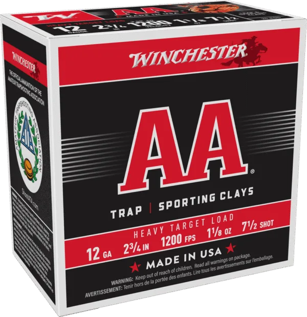 WINCHESTER AA PLUS 3DR 12 23/4 #7.5