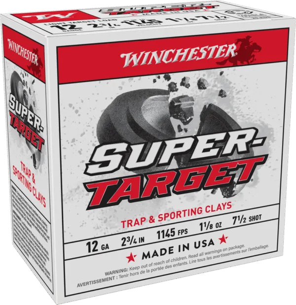 WINCHESTER SPR TRGT 12GA 1-1/8 7.5 SHOT 25RD BX 250RD CASE