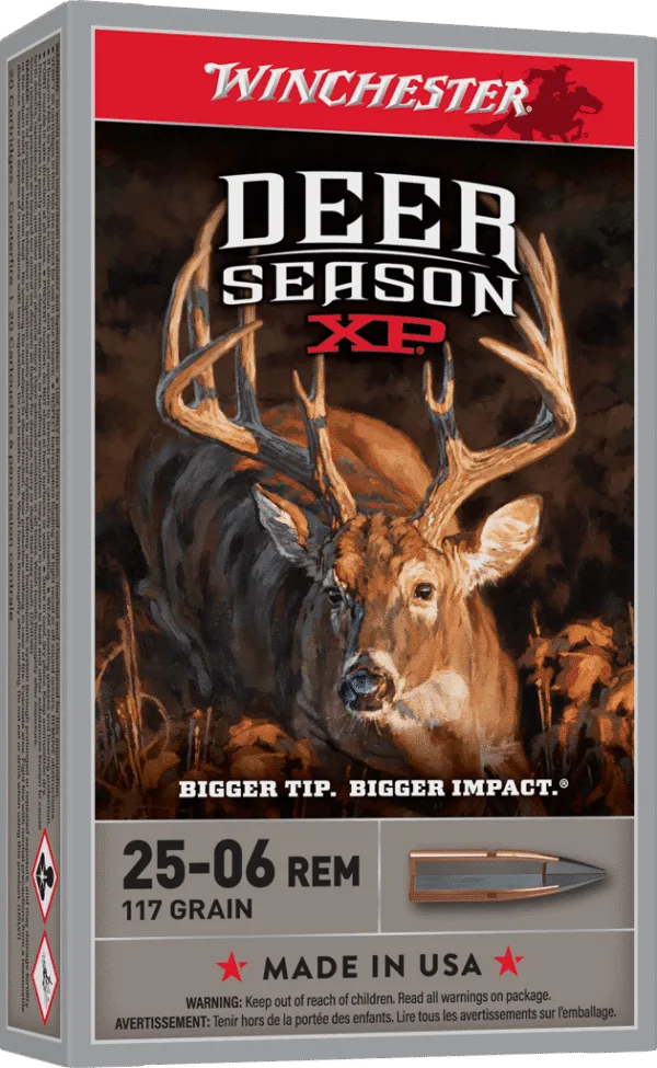 WINCHESTER DEER SEASON XP 25-06 117GR 20RD BX 200RD CASE