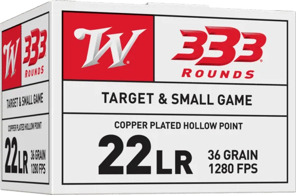 WINCHESTER 22LR 36GR CPHP 333RD BX 3330RD CASE