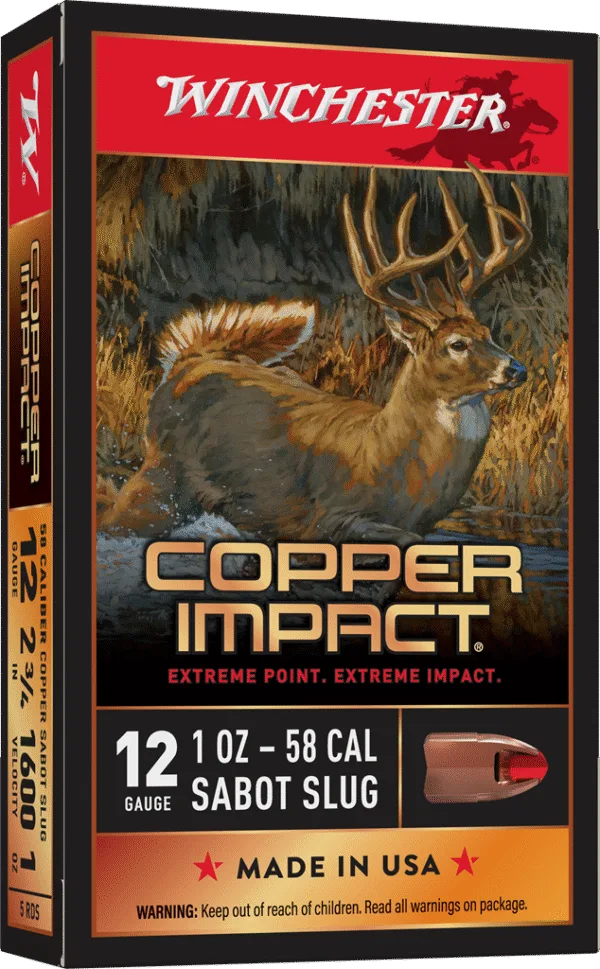 WINC COPPER IMPCT 12G 1OZ SLUG 5RD BX