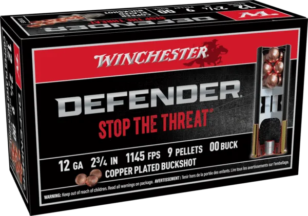 WINCHESTER DEFENDER 12GA 00BUCK 10RD BX