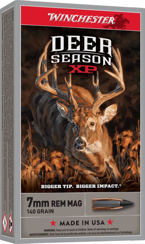 WINCHESTER DEER SEASON XP 7MM REM MAG 140G 20RD BX 200R CASE