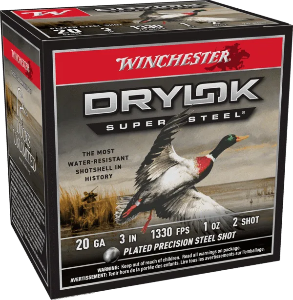 WINCHESTER DRYLK STL MAG 20G 3" 1OZ 25/250