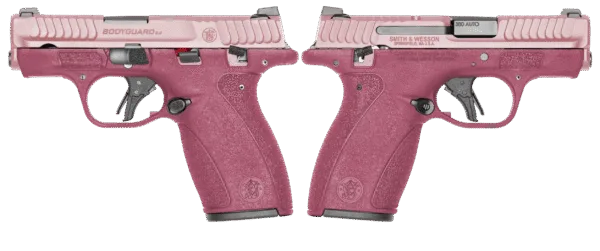 SMITH & WESSON BODYGUARD 2.0 380ACP PISTOL T.S. CRANBERRY/BLUSH ORION EXCLUSIVE 1-12RD 1-10RD MAG