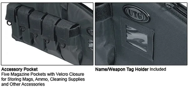 UTG GUN CASE 42" BLACK - DC TACTICAL - Image 3