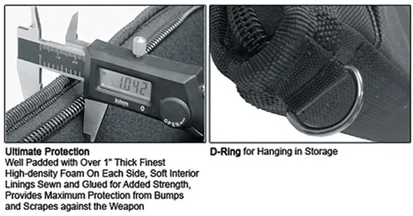 UTG GUN CASE 42" BLACK - DC TACTICAL - Image 7
