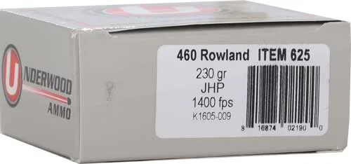 UNDERWOOD 460 ROWLAND 230GR - JHP 20RD 10BX/CS - Image 2