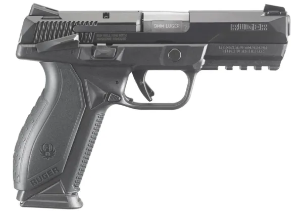 RUGER AMERICAN 9MM BLK 4" 17+1 SFTY#