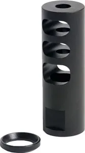 YHM LOW PROFILE MUZZLE BRAKE - 5.56MM FOR 1/2X28 THREADS - Image 2