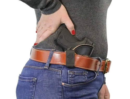 DESANTIS POCKET TUK HOLSTR RH - IWB/POCKET LTHER GLK 26 SUEDE - Image 2