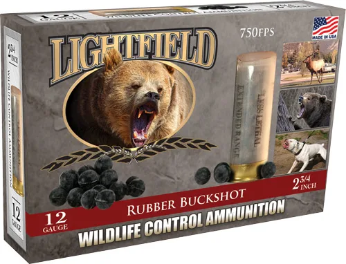 LIGHTFIELD 12GA 2.75" 21-BALL - RUBBER BUCKSHOT 5RD 10BX/CS - Image 2