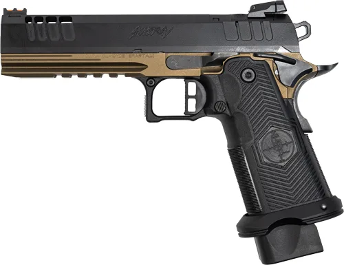 GLFA 1911DS SYNERGY 9MM 5" 20 - SHOT BLACK SLIDE BRONZE FRAME - Image 2