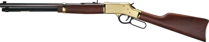 HENRY BIG BOY BRASS 45LC - SIDE GATE 20" OCTAGON WALNUT - Image 2