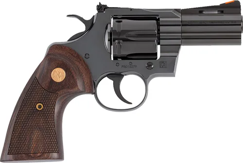 COLT PYTHON 357MAG 3" 6RD - BLUED WALNUT GOLD MEDALLION - Image 2